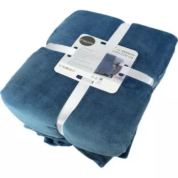 Плед Flamingo 200x220 см микрофибра цвет синий