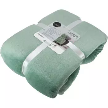 Плед Flamingo 200x220 см микрофибра цвет зелёный