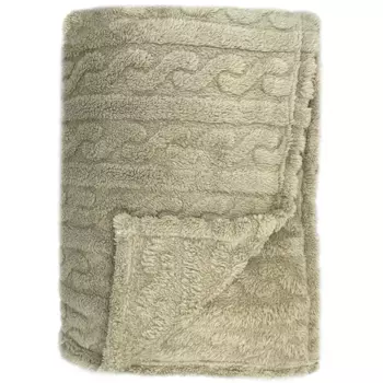 Плед Homely 200x220 см микрофибра цвет бежевый