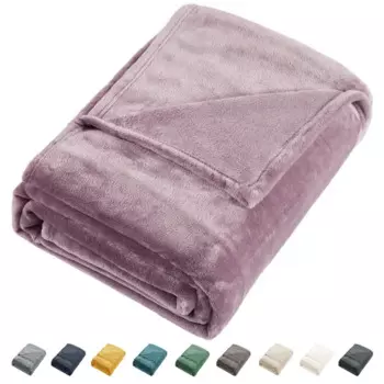 Плед Inspire Flandria 200x220 см микрофибра цвет пыльная роза Santal 4