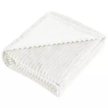 Плед Line 150x200 см велсофт цвет экрю Cream 5