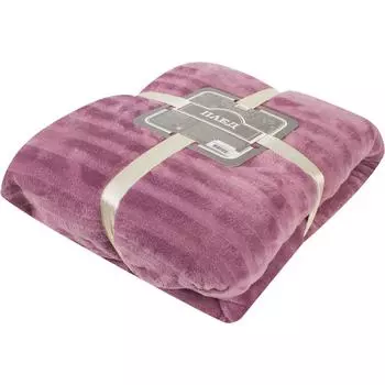 Плед «Milan» 180х200 см фланель цвет розовый