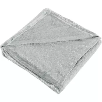 Плед Murmansk 140x200 см велсофт цвет светло-серый