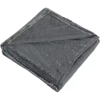 Плед Murmansk 140x200 см велсофт цвет темно-серый