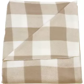 Плед Windsor 130x170 см флис цвет бежево-белый