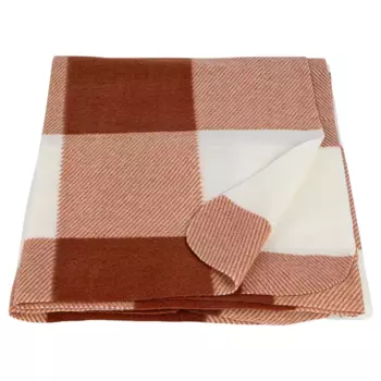 Плед Windsor 130x170 см флис цвет коричневый