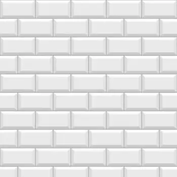 Пленка самоклеящаяся Плитка глянцевая 0.60x8 м цвет белый 100 мкр