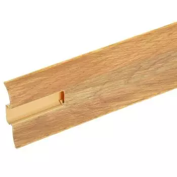 Плинтус напольный Artens ПВХ 6.5 см 2.5 м цвет мачерата