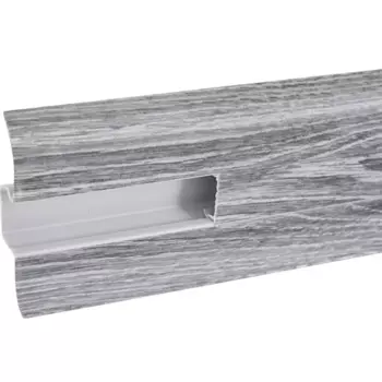 Плинтус напольный «Дуб горный» высота 62 мм, длина 2.5 м