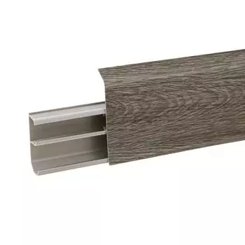 Плинтус напольный «Дуб Макао» 8 см 2.2 м