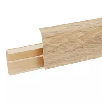 Плинтус напольный «Дуб Стелл» 8 см 2.2 м