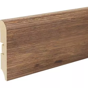 Плинтус напольный МДФ «Дуб лексингтон» 8 см 2.4 м