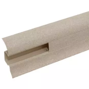 Плинтус напольный ПВХ 4.7 см 2.5 м цвет светлый мрамор