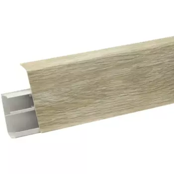 Плинтус напольный ПВХ Дуб Аликанте 8 см 2.2 м