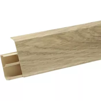 Плинтус напольный ПВХ Дуб Рафаэлло 8 см 2.2 м