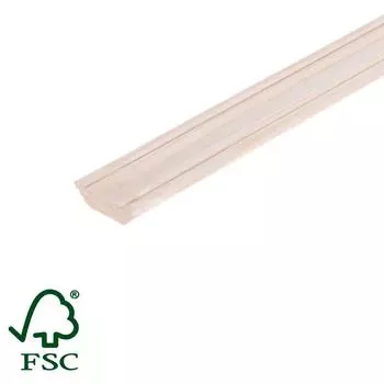 Плинтус деревянный сращенный ПКС-60 13x60x2200 мм хвоя Экстра