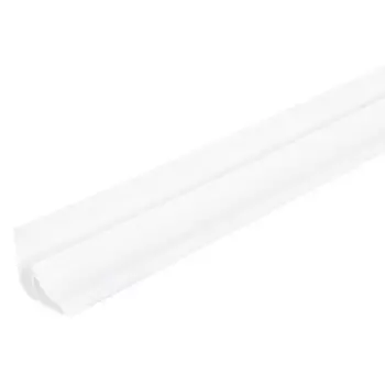 Плинтус потолочный ПВХ Т8/10 мм цвет белый 3000 мм