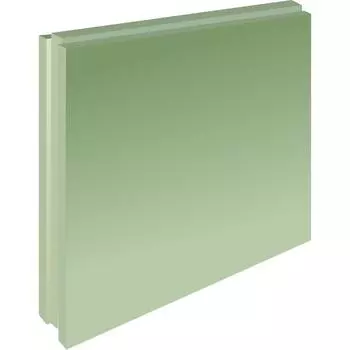 Плита гипсовая пазогребневая (ПГП) Knauf 667x500x80 мм полнотелая влагостойкая