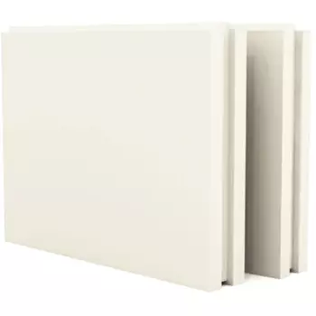 Плита гипсовая пазогребневая (ПГП) Гипсополимер 667x500x80 мм полнотелая