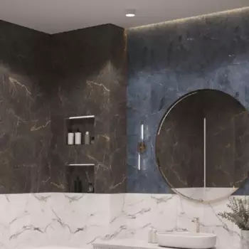 Плитка настенная Axima Байкал 30x60 см 1.62 м матовая цвет коричневый мрамор