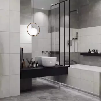 Плитка настенная Axima Лилль 25x50 см 1.25 м матовая цвет серый