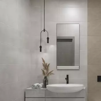 Плитка настенная Azori Cemento 31.5x63 см 1.79 м матовая цвет серый