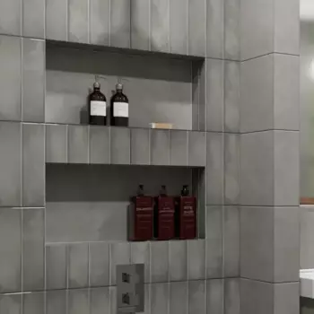 Плитка настенная Azori Cruise 31.5x63 см 1.79 м глянцевая цвет серый