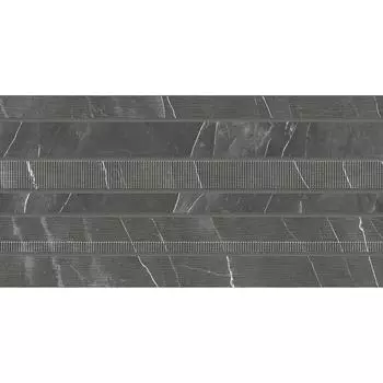 Плитка настенная Azori Hygge Grey Mix 31.5x63 см 1.59 м бетон цвет серый полосы