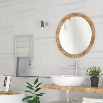 Плитка настенная Azori Hygge Light Mix 31.5x63 см 1.79 м матовая цвет белый