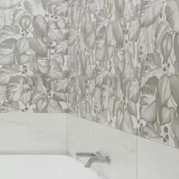 Плитка настенная Azori Monstera 31.5x63 см 1.79 м матовая цвет серый