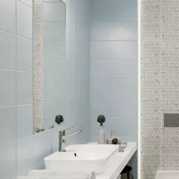 Плитка настенная Azori Trent Mar 20.1x50.5 см 1.52 м матовая цвет голубой