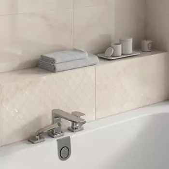 Плитка настенная Cersanit Gentle 29.8x59.8 см 1.247 м глянцевая цвет бежевый ромб