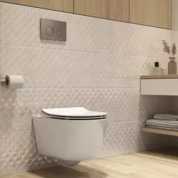 Плитка настенная Cersanit Milana 29.8x59.8 см 1.247 м глянцевая цвет бежевый ромб