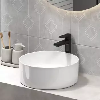Плитка настенная Cersanit Vetro 29.8x59.8 см 1.247 м матовая цвет серый геометрия