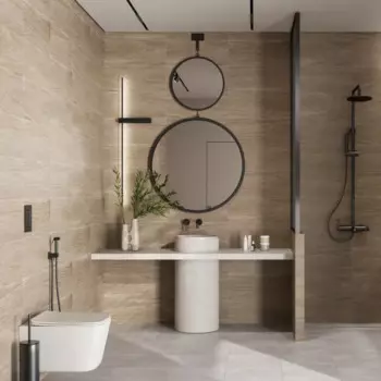 Плитка настенная Gracia Ceramica Java A0552D19601, 25x60 см 1.2 м матовая цвет бежевый