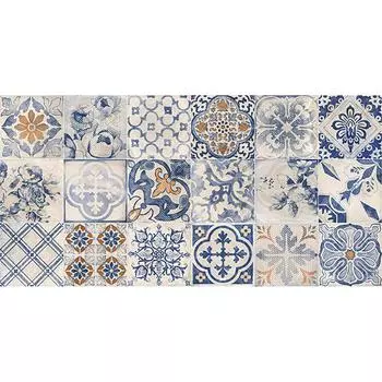 Плитка настенная «Касабланка» 19.8х39.8 см 1.58 м2 цвет синий