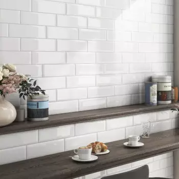 Плитка настенная Kerama Marazzi Аккорд 8.5x28.5 см 0.97 м глянцевая цвет белый