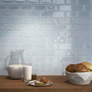 Плитка настенная Kerama Marazzi Авеллино 7.4x15 см 0.98 м глянцевая цвет голубой