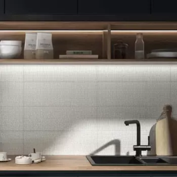 Плитка настенная Kerama Marazzi Сигма 20x60 см 1.2 м глянцевая цвет белый квадратики