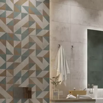 Плитка настенная Керамин Айрон 60x30 см 1.98 м матовая цвет разноцветный