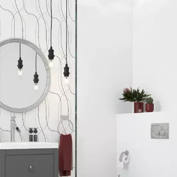 Плитка настенная Керамин Аляска 7 40x27.5 см 1.65 м цвет белый