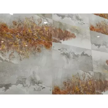 Плитка настенная Керамин Этна 7 60x30 см 1.98 м глянцевая цвет светло-серый