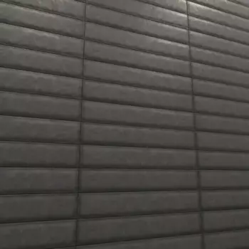 Плитка настенная Керамин Наполи 5 40x6.4 см 0.87 м матовая цвет графит