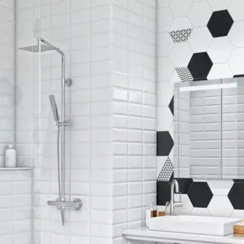 Плитка настенная Kreaforta Руасси 9.9x20 см 0.792 м матовая цвет белый