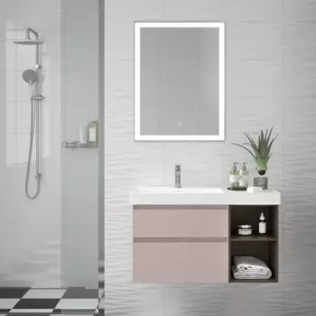 Плитка настенная Kreaforta Вега 3D 25x40 см 0.9 м глянцевая цвет белый