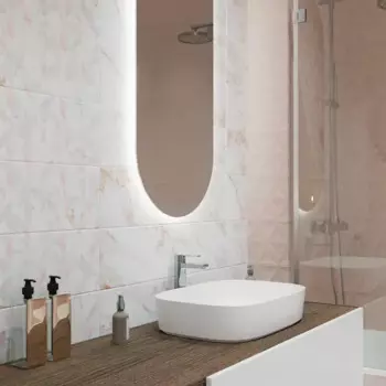 Плитка настенная Mersey Flame 20x40 см 1.2 м матовая цвет микс