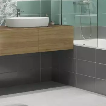 Плитка настенная Нефрит-Керамика Эклат 20x40 см 1.2 м матовая цвет серый