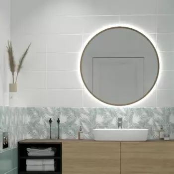 Плитка настенная Нефрит-Керамика Эклат 20x40 см 1.2 м матовая цвет светлый