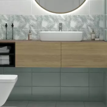 Плитка настенная Нефрит-Керамика Эклат 20x40 см 1.2 м матовая цвет зеленый