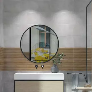 Плитка настенная Нефрит-Керамика Эни 30x60 см 1.8 м матовая цвет светло-серый бетон